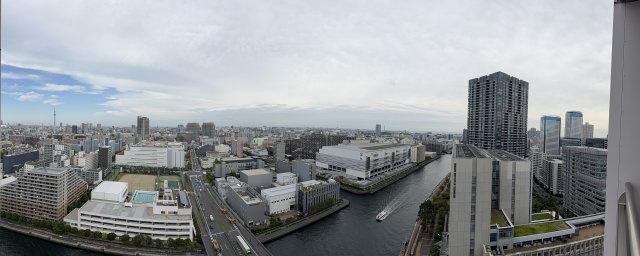 キャナルワーフタワーズEAST　25階の展望