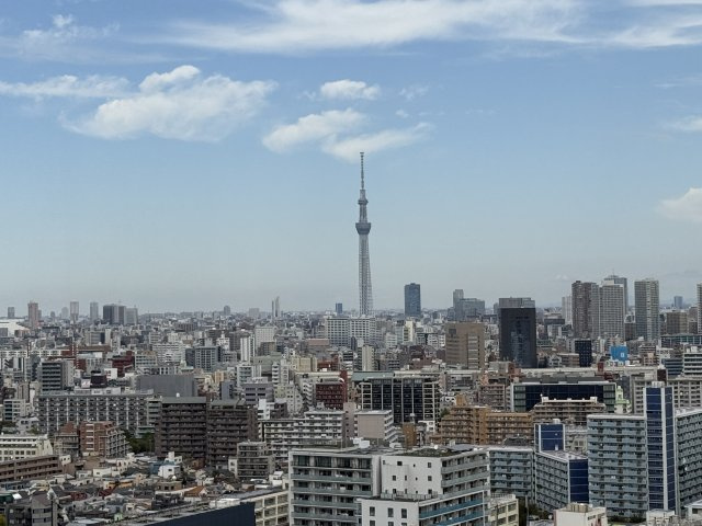 キャナルワーフタワーズEAST　25階の展望