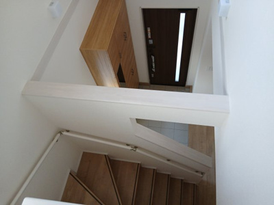 【その他】 | 行田市富士見町２丁目２期　 | ２号棟現地玄関上吹抜け（2026年02月02日）撮影