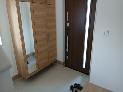 【玄関】 | 行田市富士見町２丁目２期　 | ２号棟現地玄関（2026年02月02日）撮影