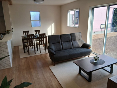 【居間・リビング】 | 行田市富士見町２丁目２期　 | ２号棟現地リビング（2026年02月02日）撮影