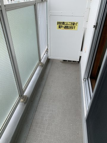 名谷１５団地　６４号棟のバルコニー|北側バルコニー