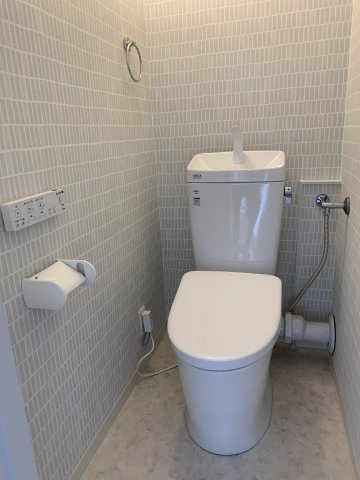 名谷１５団地　６４号棟のトイレ|温水洗浄便座付
