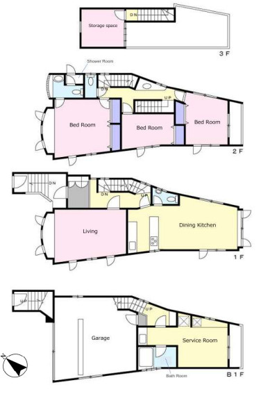 南平台町　土地のその他|現況間取り図