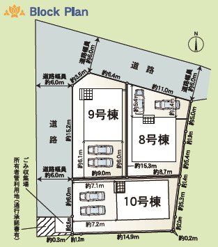 【区画図】 | 加古川市野口町野口第7　Ⅱ期（全3）9号棟 | 9号棟