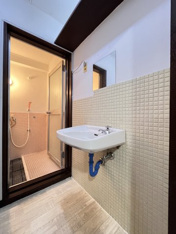 マンション南住吉の洗面所