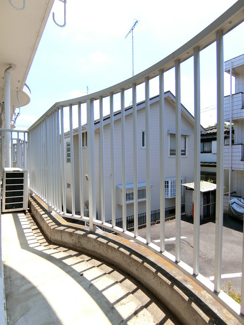 グリーンパーク田園１２号のバルコニー