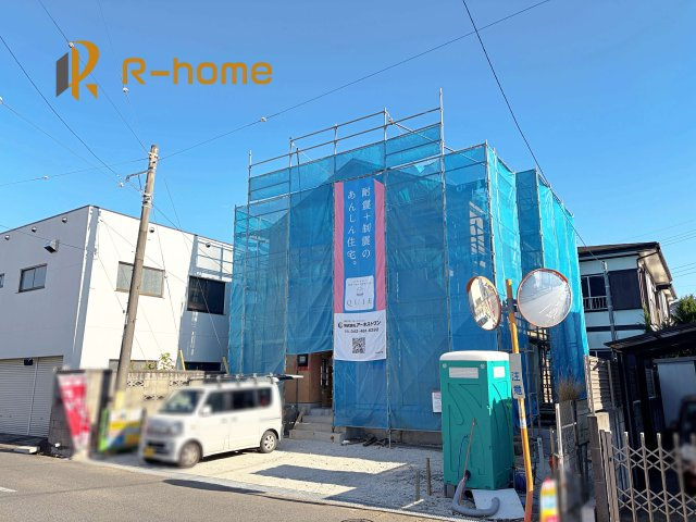 牛久市栄町第4　新築戸建て　1号棟の外観|ご予約を頂ければ、『平日』はもちろん『早朝』や『夜間』もご見学可能です♪お気軽にお申し付けください♪