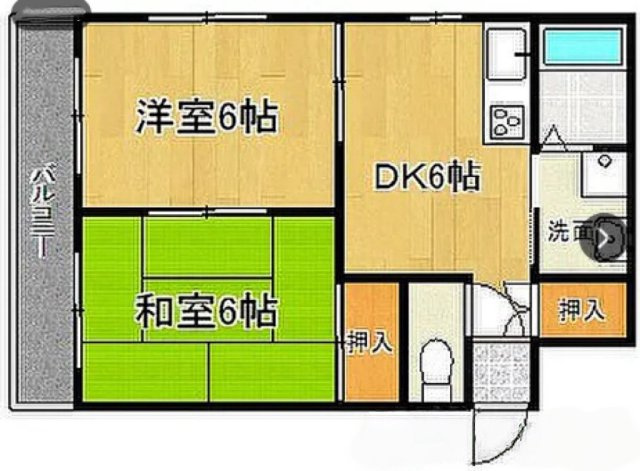 創建ビルの間取り