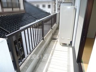 広島市安佐北区落合２丁目の賃貸マンションのバルコニー|陽当たり良好