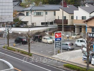 広島市安佐北区落合２丁目の賃貸マンションの駐車場|駐車場は敷地外です。