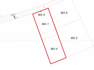 【区画図】 | 佐久市岩村田佐久長聖高校北中古住宅