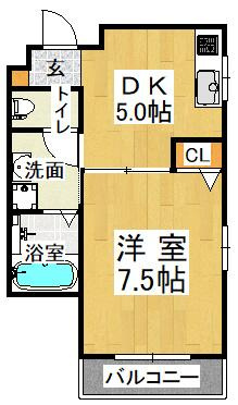 プランドール大久保の間取り|※間取りが現況と異なる場合は現況を優先します※