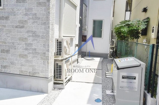 大山フラッツのその他共用部分|敷地内ごみ置き場です。