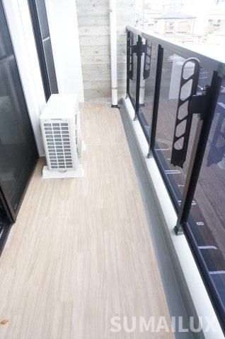 菊池郡菊陽町大字津久礼の賃貸マンションのバルコニー