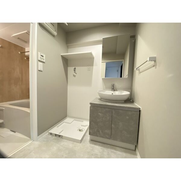 菊池郡菊陽町大字津久礼の賃貸マンションの独立洗面台