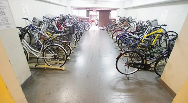 ★ポータル未掲載★「新大阪駅徒歩9分」1棟売マンション　＜マイルド新大阪レジデンス3号館＞の駐輪場