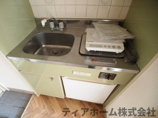 大和高田市西三倉堂２丁目の賃貸マンションのキッチン|キッチンです