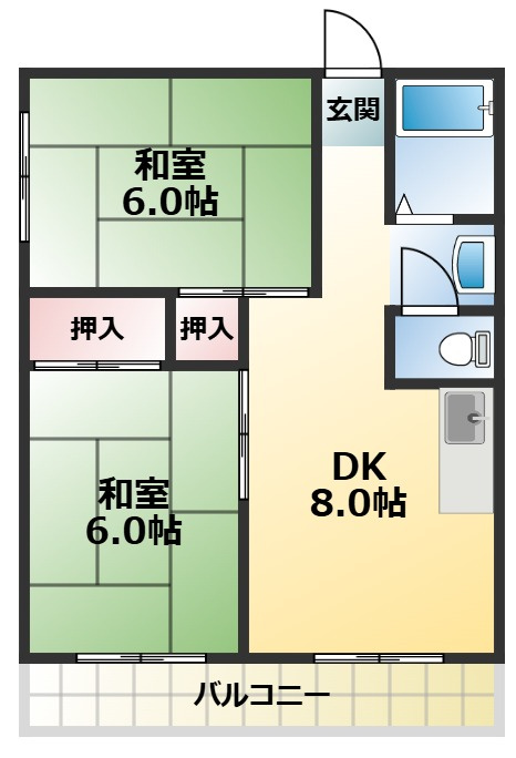 ロイヤルメゾンテルの間取り