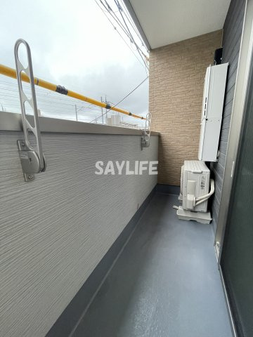 フジパレス俊徳道Ⅲ番館のバルコニー