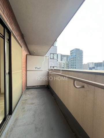 淺沼谷町マンションのバルコニー