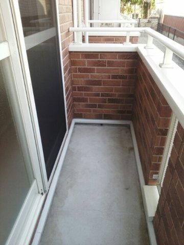 シャン・ド・フルールのバルコニー