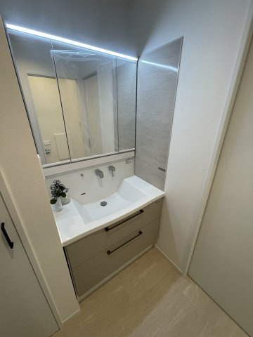 南落合1丁目新築戸建の独立洗面台