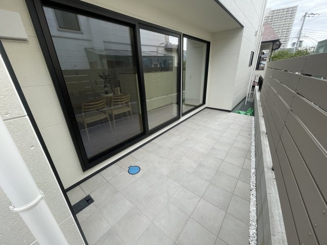 南落合1丁目新築戸建の庭