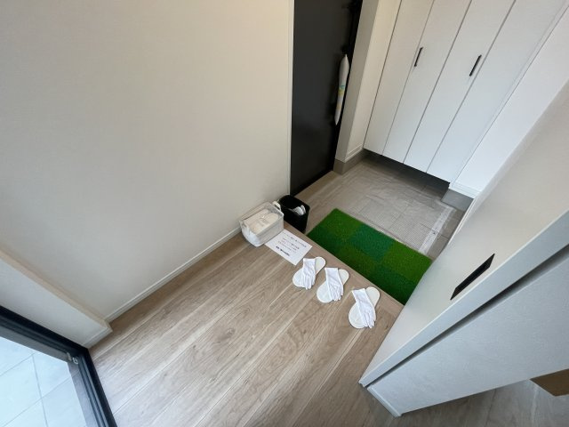 南落合1丁目新築戸建の玄関