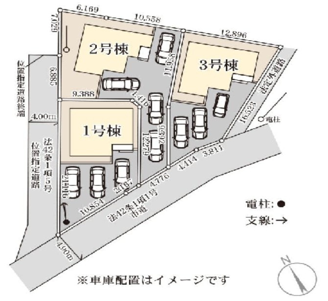 古河市上辺見　新築戸建10-2の区画図