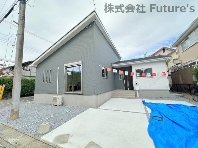 松伏町ゆめみ野東3丁目　新築平屋戸建　全1棟の外観|松伏町ゆめみ野東3丁目・平屋戸建