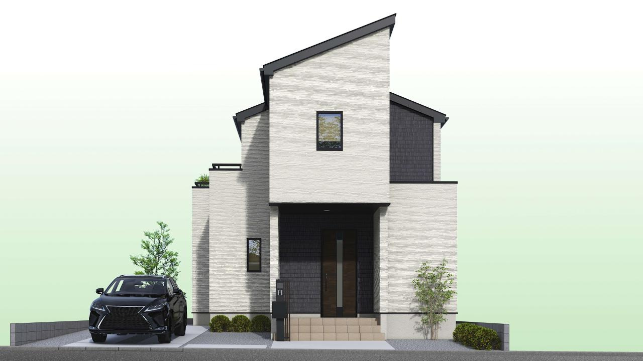 土佐市高岡町乙　新築戸建　　の区画図