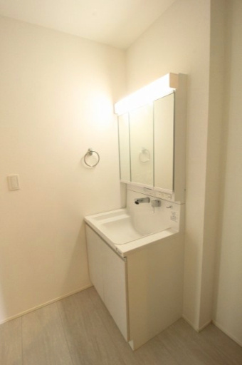 土佐市高岡町乙　新築戸建　　の独立洗面台