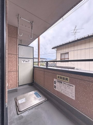 ダイヤ２３北山形Bのバルコニー