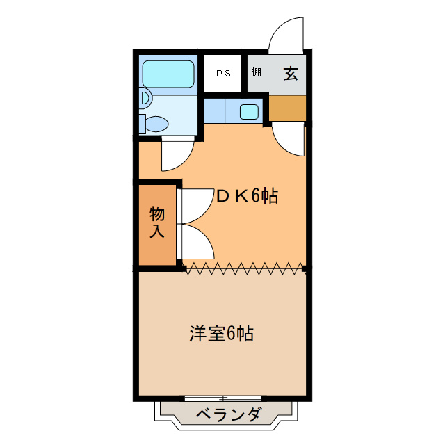 ダイヤハイツの間取り
