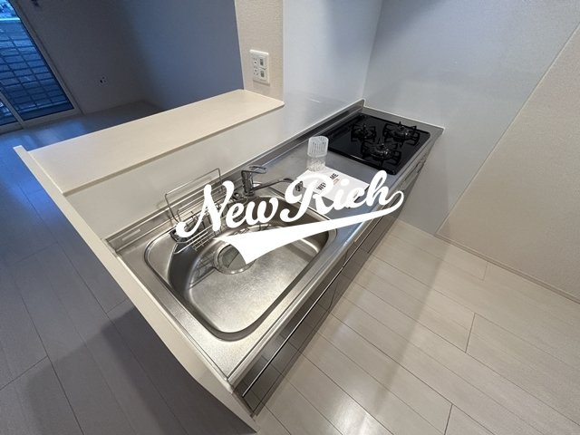 前橋市総社町総社のアパートのキッチン