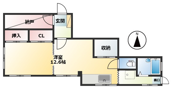 安田マンションの間取り