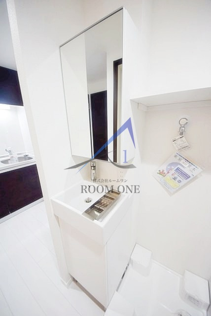 グランクオール竹ノ塚の設備|洗濯機置き場です。