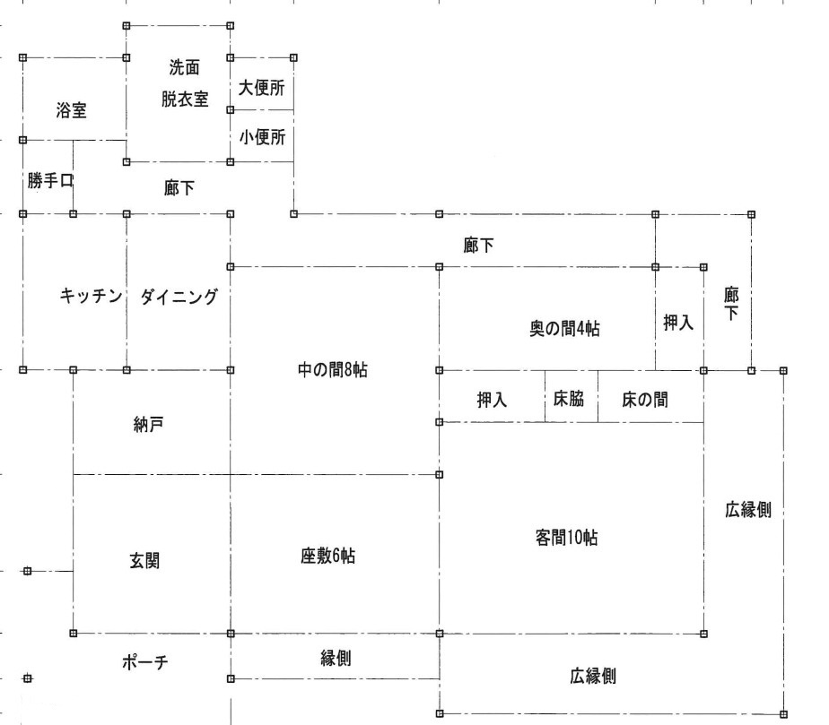 米子市大篠津町1293の間取り