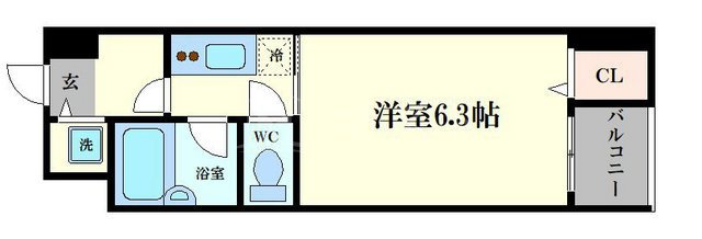 ベルシモンズ大阪港の間取り