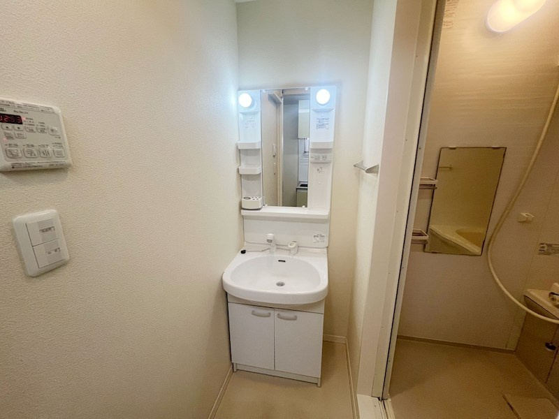 ソレイユの洗面所