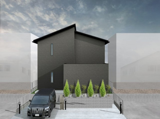 【完成予想図】 | ガーデンヒルズ内野5 | 6号地モデルハウス完成予想図CGイメージ