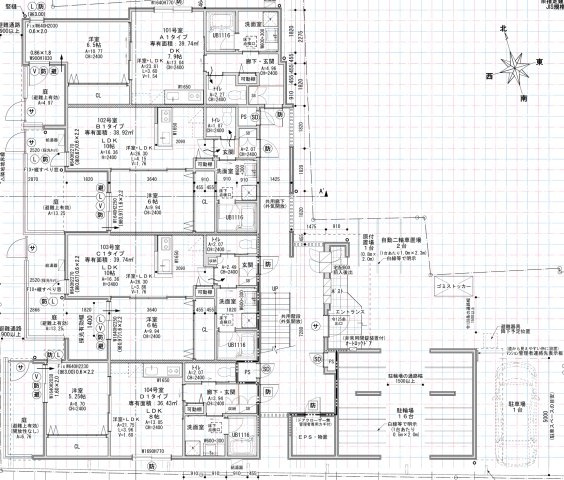★当社HP限定★　大阪市旭区　1棟売りマンション＜EASE.A4＞の間取り