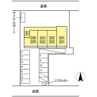【区画図】 | ポルトメルベーユA