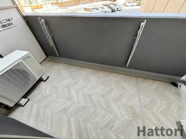 リビオメゾン新大阪のバルコニー