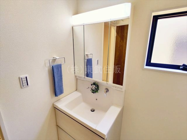 【独立洗面台】 | 狭山市柏原第七　全4棟　３号棟 | 独立洗面台、朝の身支度には欠かせません