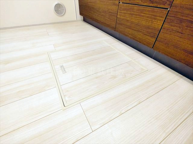 【キッチン】 | 狭山市柏原第七　全4棟　３号棟 | キッチンには床下収納が付いています