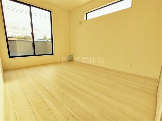 【子供部屋】 | 狭山市柏原第七　全4棟　３号棟 | 2階西側6.09帖洋室　子供部屋にいかがでしょうか
