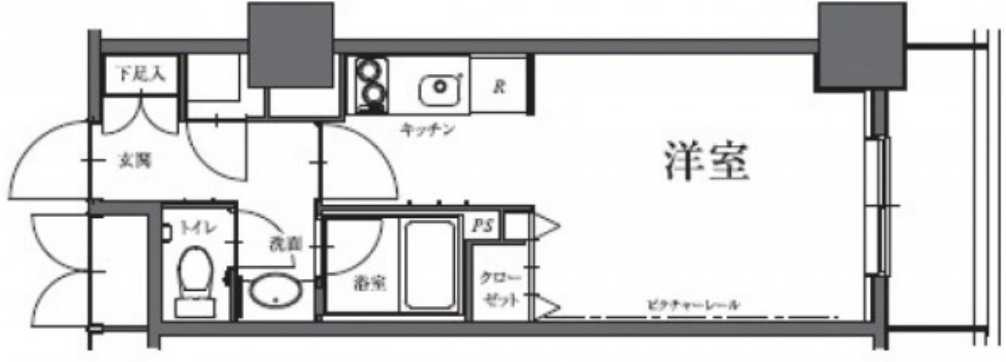 HF駒沢公園レジデンスTOWER　駅近　礼金０　オール電化の間取り