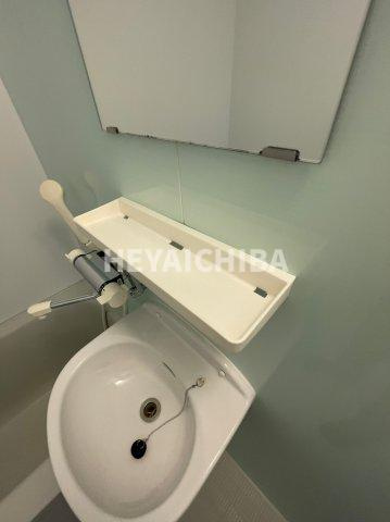 KIフラット３の洗面所|シャンプー置場